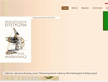 Tablet Screenshot of ewamarkiewicz.com